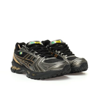 ASICS x SENNA Gel-Kayano 14 'Black Pure Gold' 1203A860-001 - Image 3